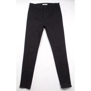 Levis Jeans Womens Size 29 Black Denim 720 High Rise Super Skinny Stretch
